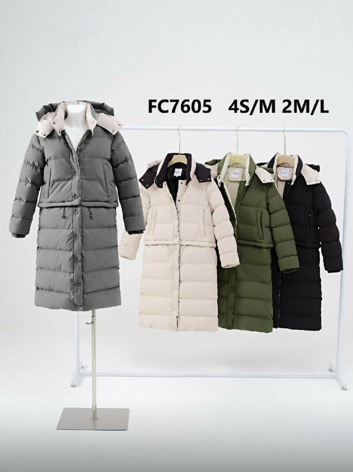 Longline Hooded Puffer Coat