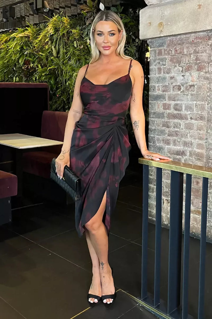 1752223689_Burgundy-And-Black-Smudge-Print-Strappy-Gathered-Skirt-Midi-Dress-3_800x