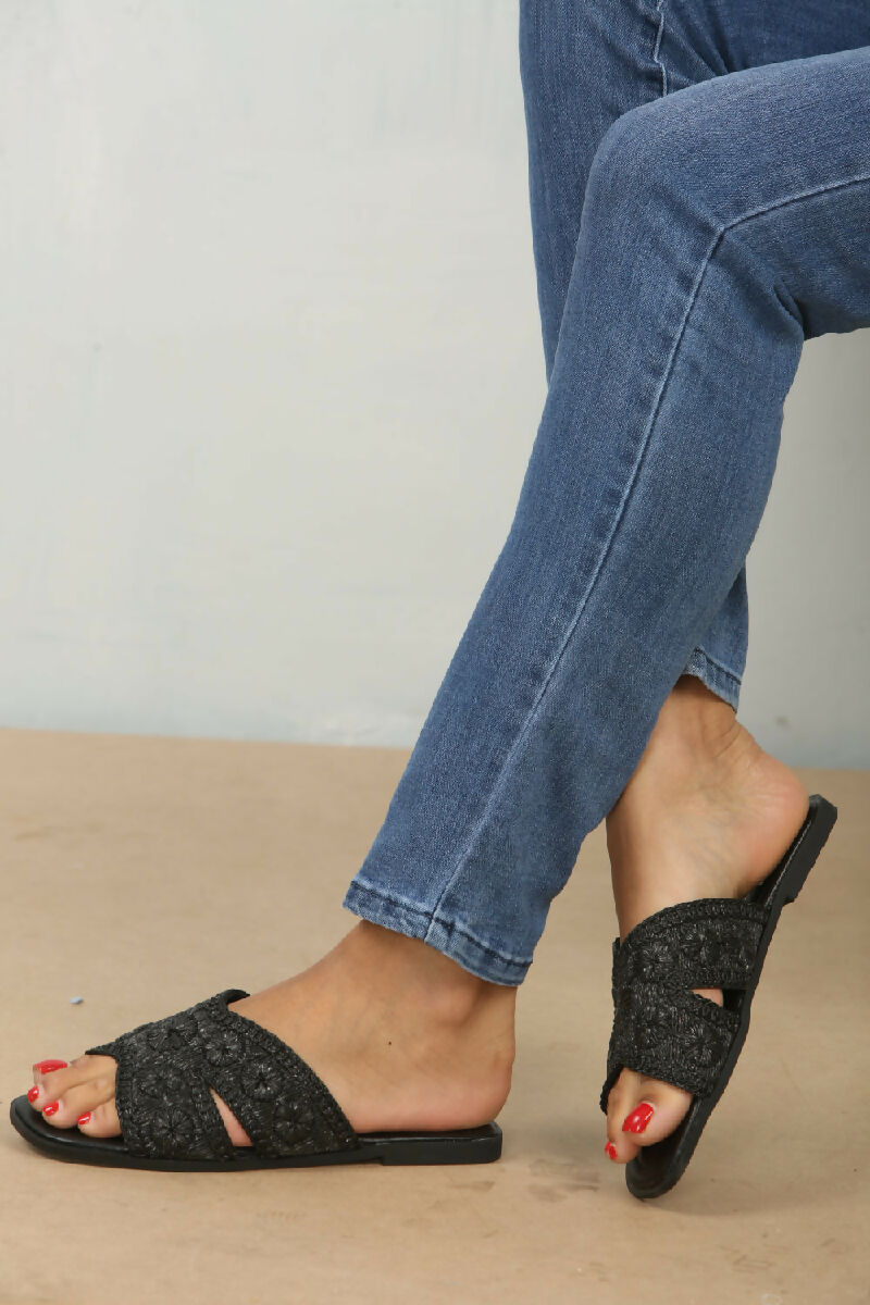 HY5001 - BLACK RAFFIA (3)