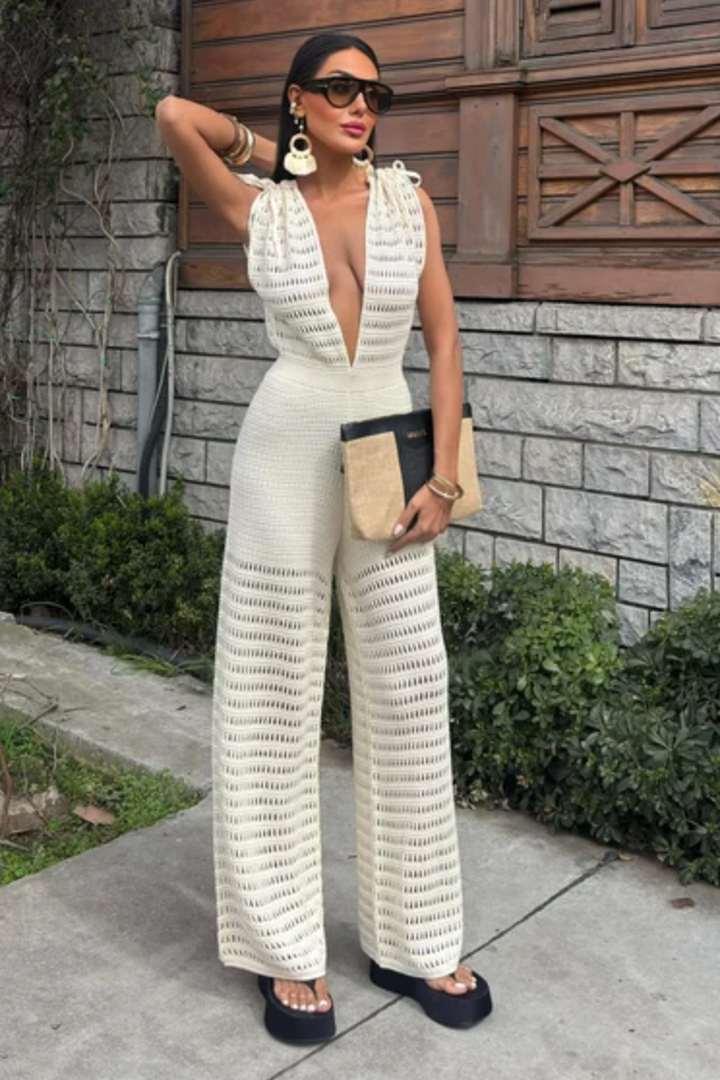 Knitted Maxi Jumpsuit 2872
