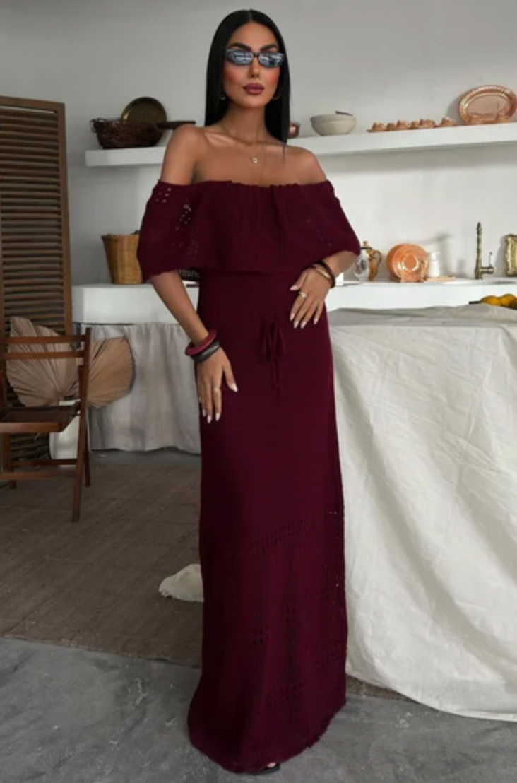 Bardot Knitted Maxi Dress 2713-0025