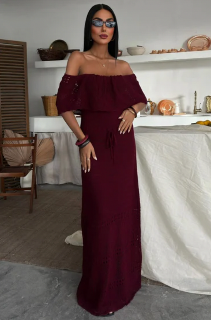 Bardot Knitted Maxi Dress 2713-0025