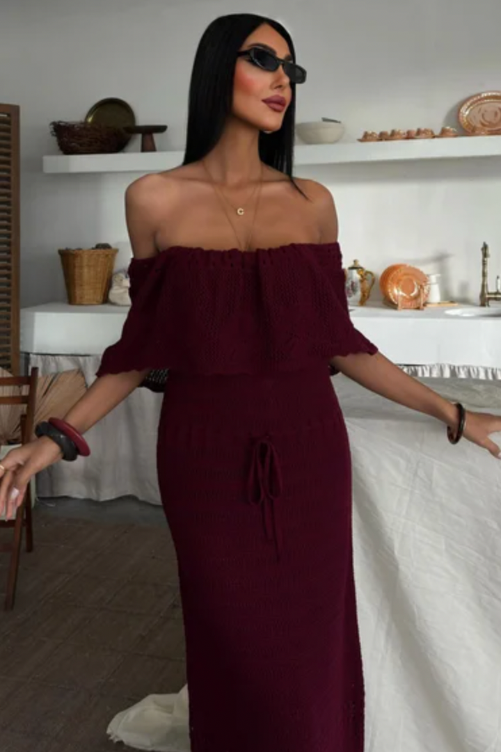 Bardot Knitted Maxi Dress 2713-0025