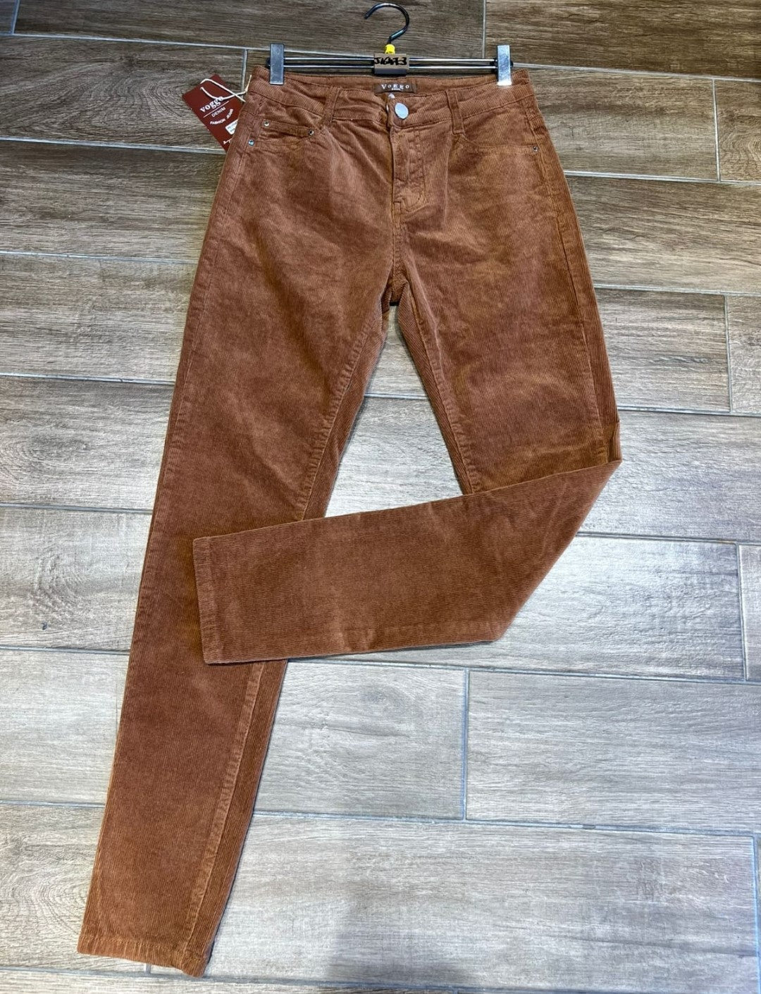 (5P.PACK) Cord Bi Stretch Voggo Jeans - jqwholesale.com