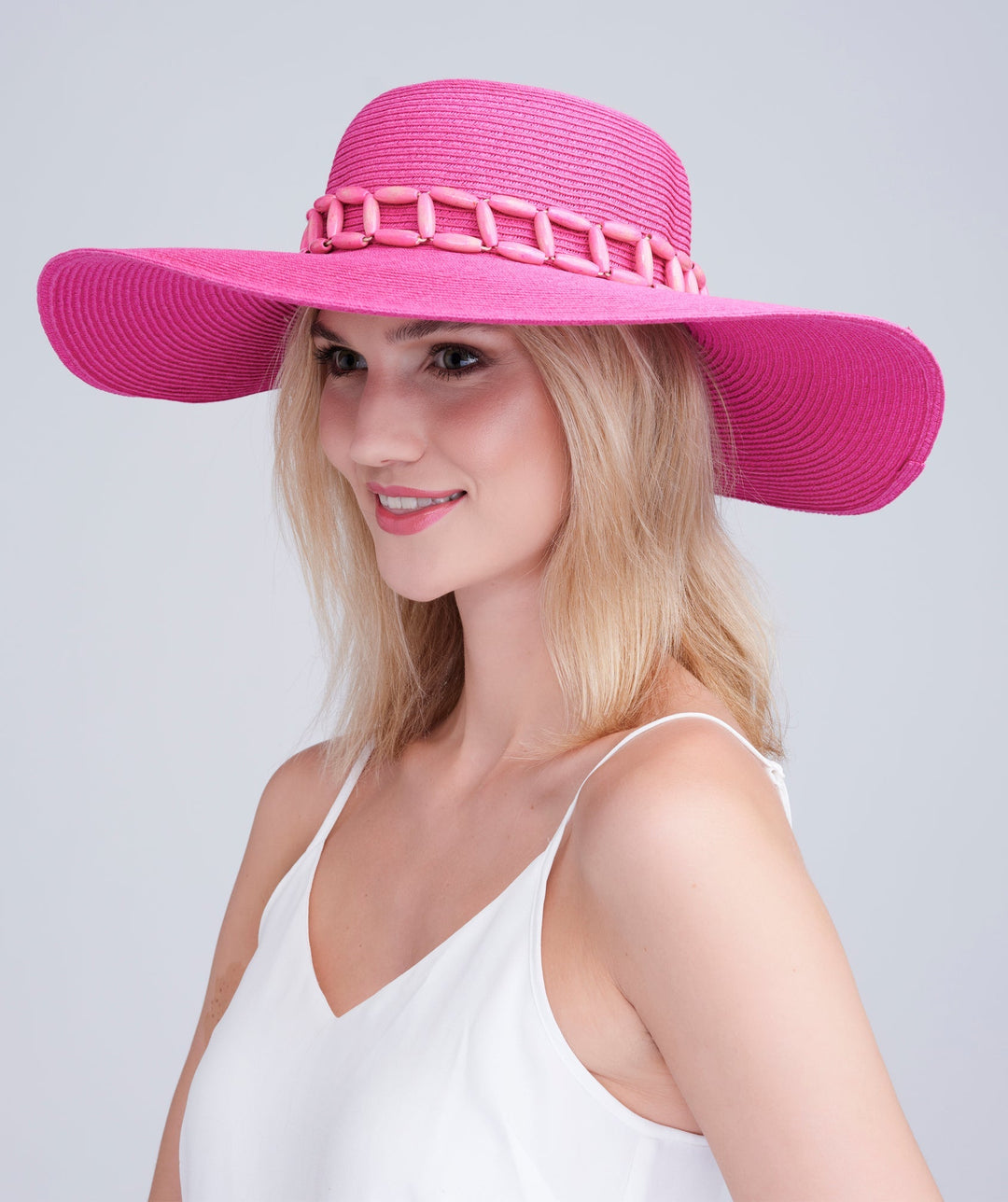Tulum Hat - Hot Pink - jqwholesale.com