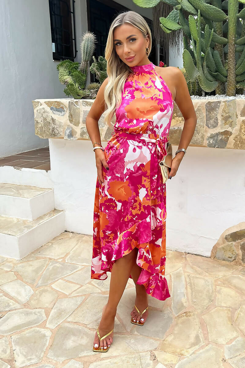 1731945576_Pink-And-Peach-Abstract-Printed-Halterneck-Tie-Waist-Dipped-Hem-Midi-Dress-3_f82bacd6-7dad-461e-9e6b-bbf33bb54180_800x