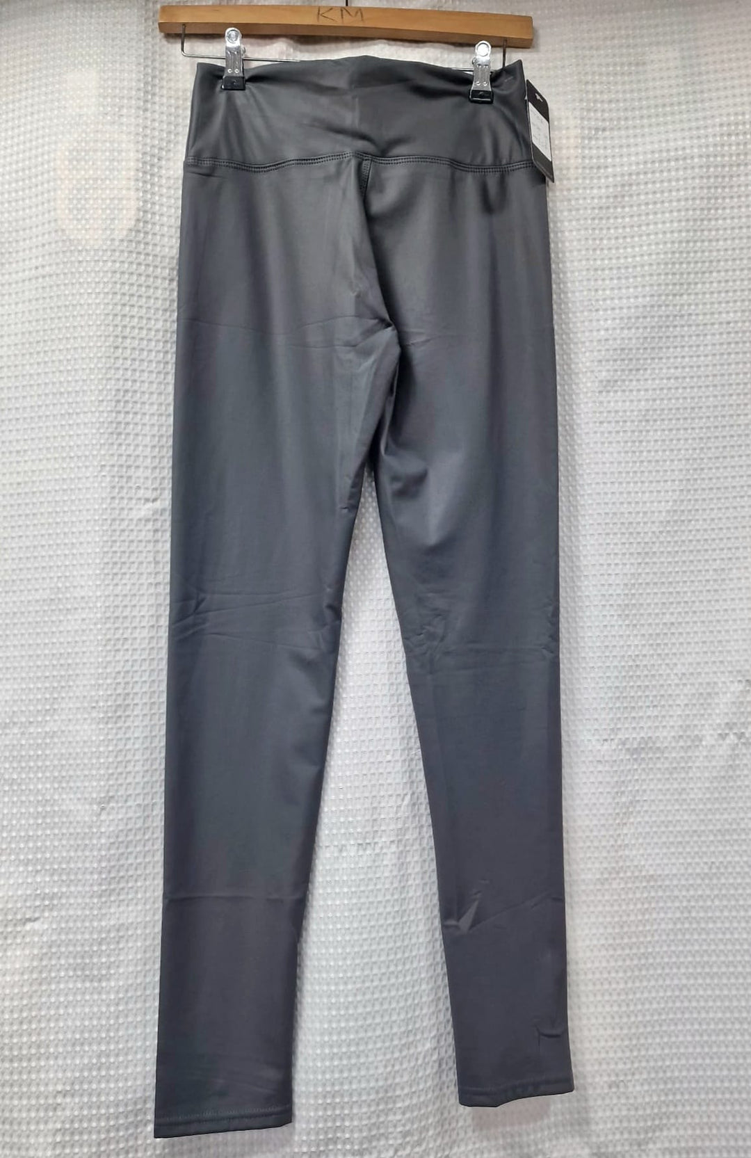 (2P. PACK) Regular Leather Look High Waisted Leggings - jqwholesale.com