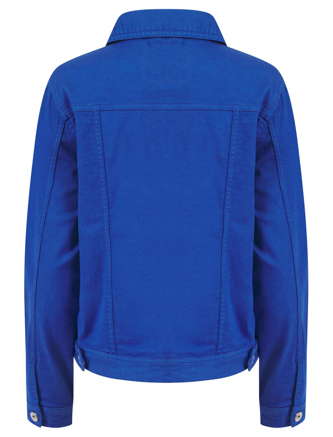 (7P.PACK) Royal Blue Denim Cotton Stretch Jacket - jqwholesale.com