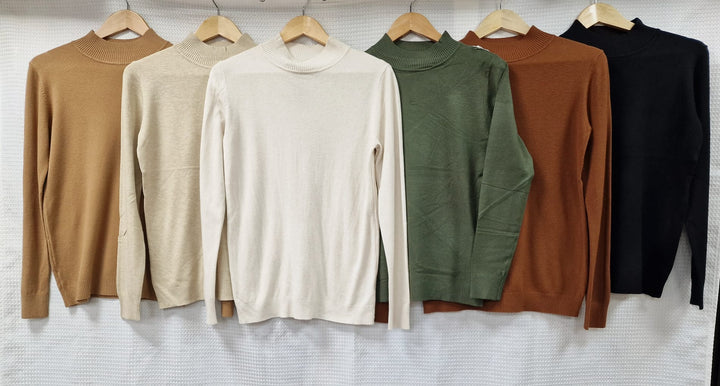(2p. Pack) Classic Turtle Neck Knit Sweater - jqwholesale.com