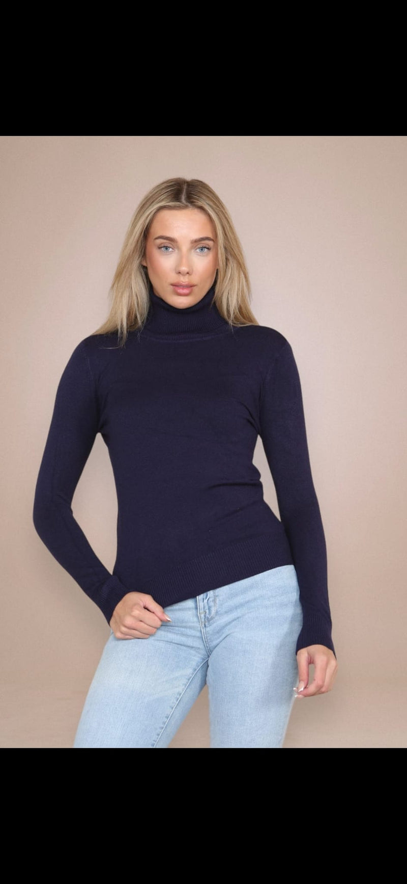 (2p.pack) Classic Polo Neck Knit Sweater - jqwholesale.com