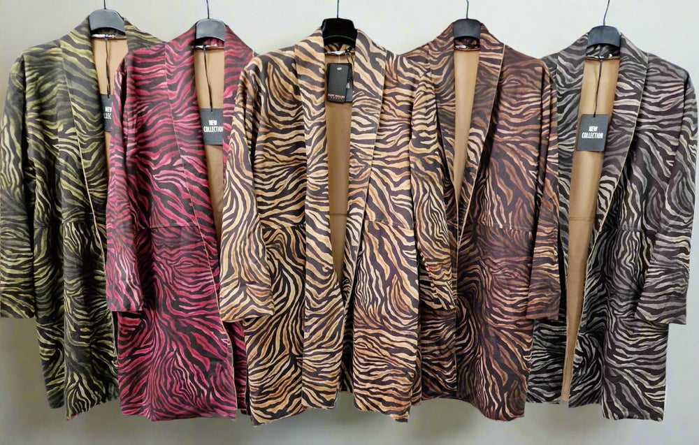 Zuri Zebra Soft Suedette Coat - jqwholesale.com