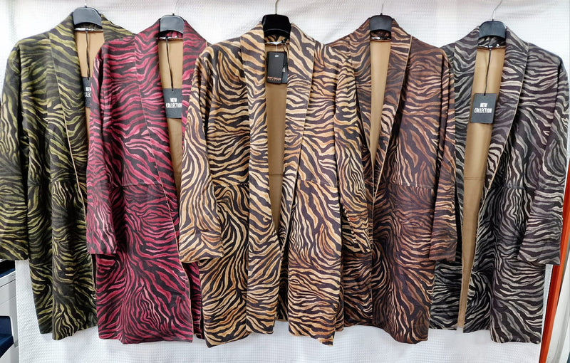 Zuri Zebra Soft Suedette Coat - jqwholesale.com