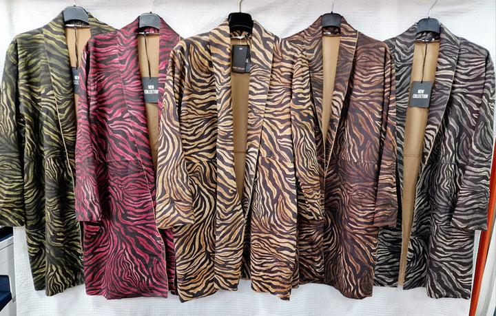 Zuri Zebra Soft Suedette Coat - jqwholesale.com