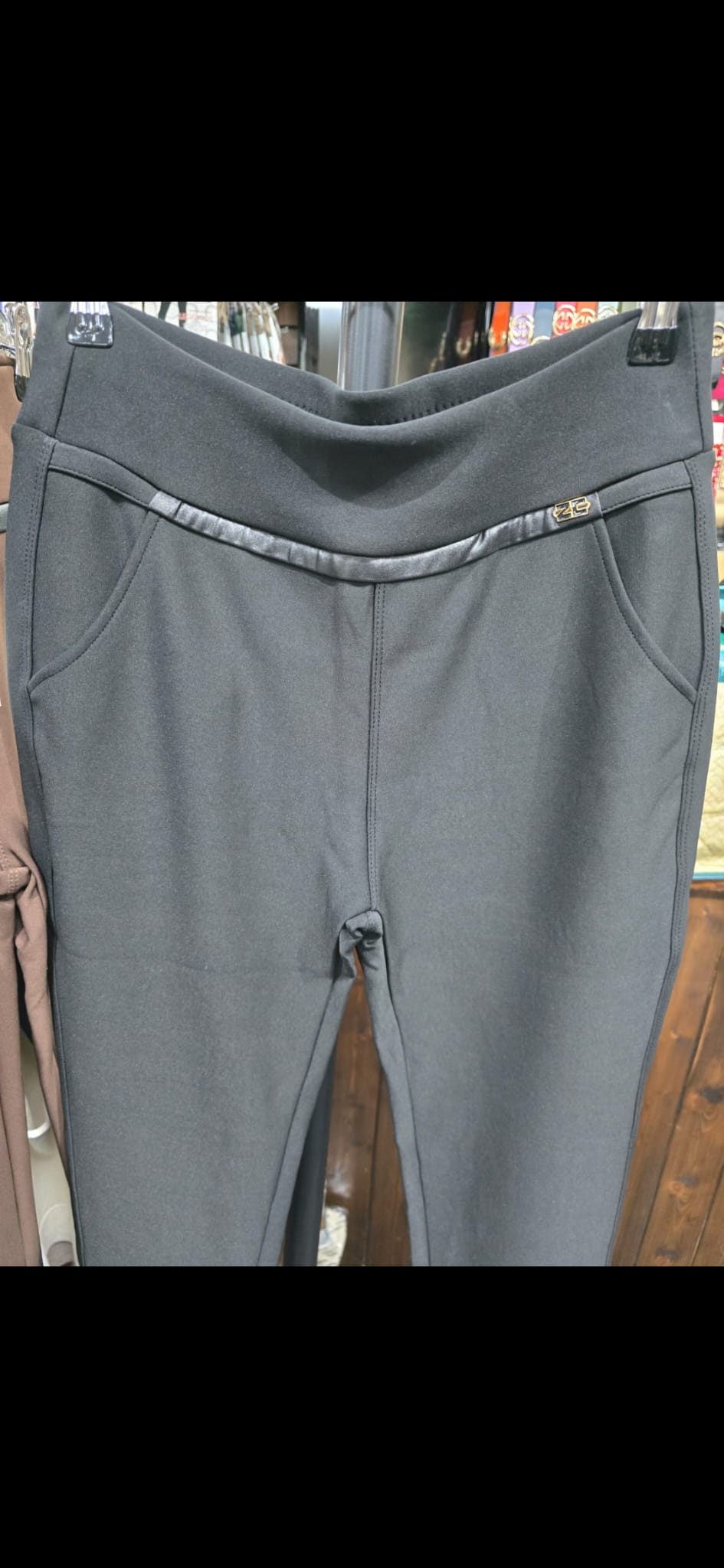 (5P.PACK) SOFT FABRIC BISTRETCH TROUSERS - jqwholesale.com