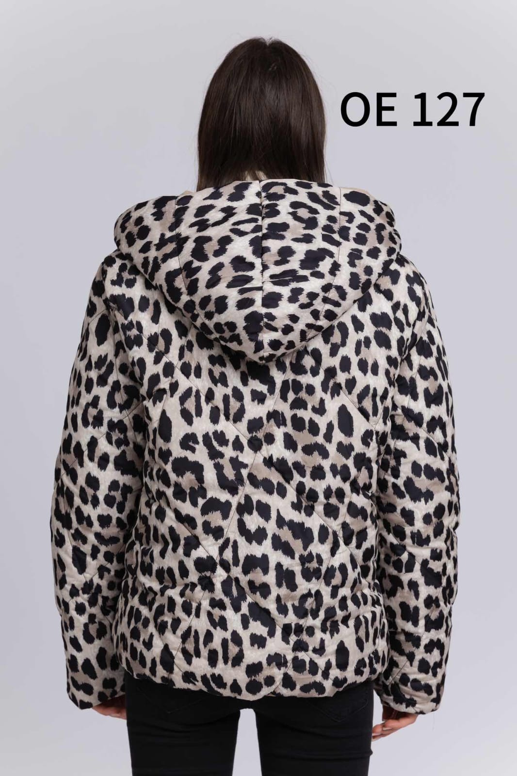 (4P.PACK) Reversible Jacket Leopard Print Hoody - jqwholesale.com