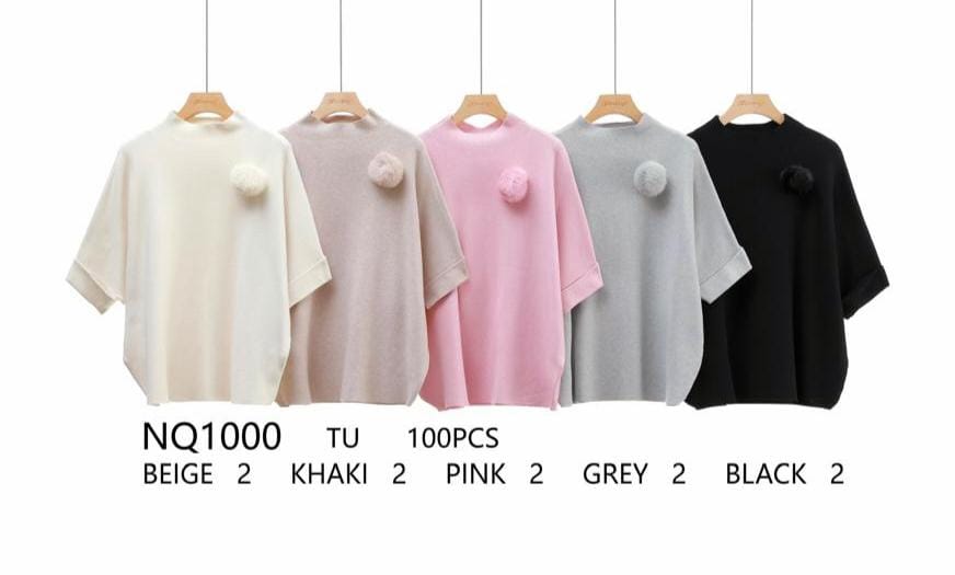 Turtle Neck Knit Jumper - jqwholesale.com