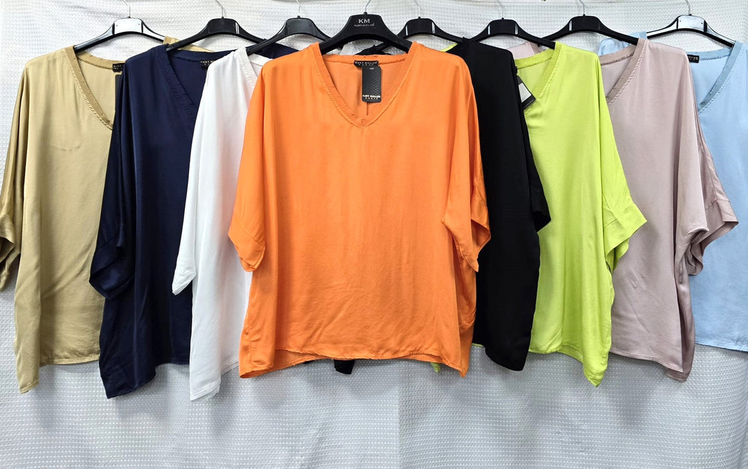 V Sateen Vintage Top - jqwholesale.com