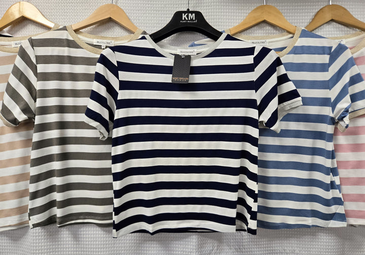 Classic Striped T-shirt - jqwholesale.com