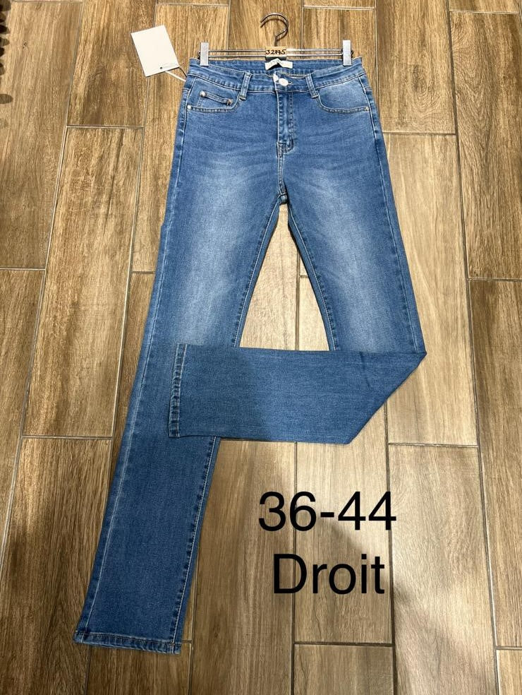 Slim Fit Straight Leg Voggo Stretch Jean (5P.PACK: UK8-16) - jqwholesale.com