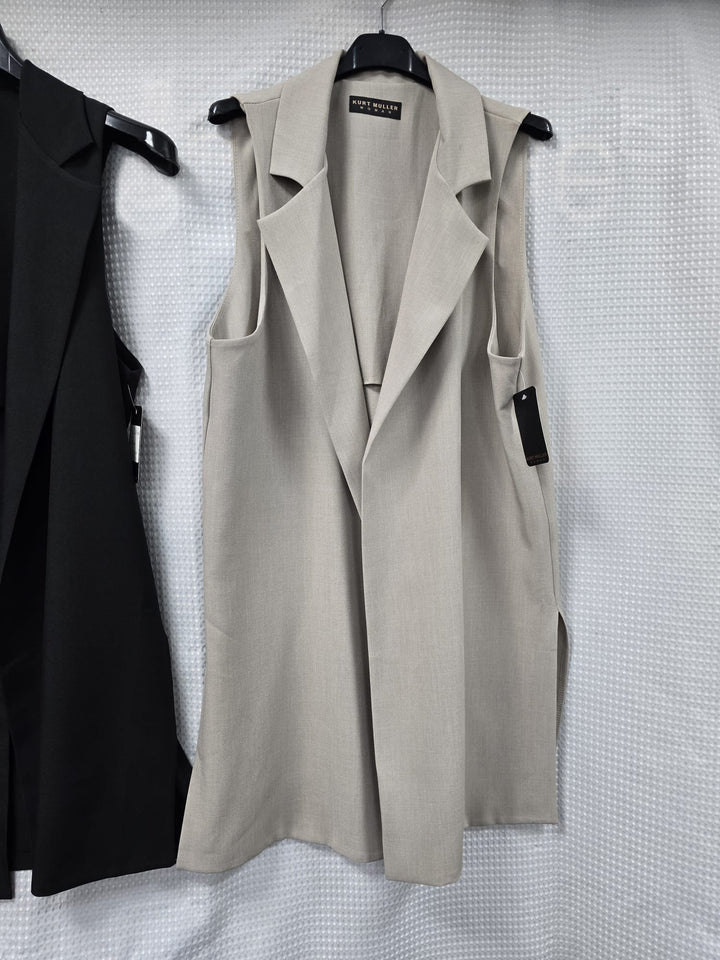 Zra Classy Plain 3/4 Gilet Waistcoat – One Size (UK 8-16) - jqwholesale.com