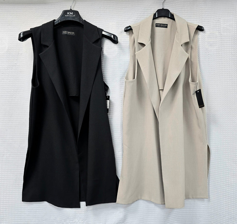 Zra Classy Plain 3/4 Gilet Waistcoat – One Size (UK 8-16) - jqwholesale.com