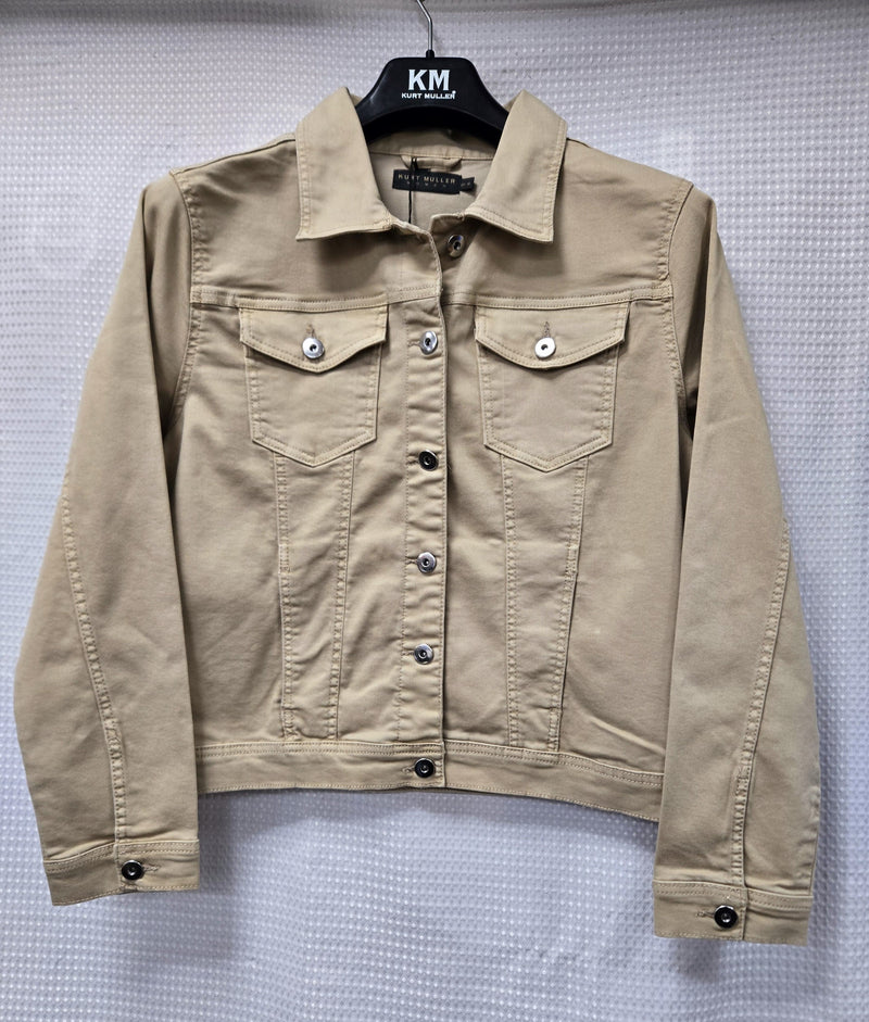 Mocha Brown Washed Denim Cotton Stretch Jacket (7P. PACK) - jqwholesale.com