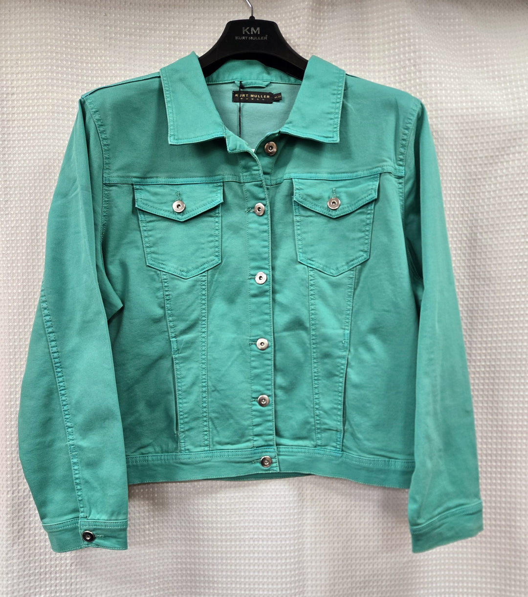 Jade Green Denim Cotton Stretch Jacket (7P.PACK) - jqwholesale.com