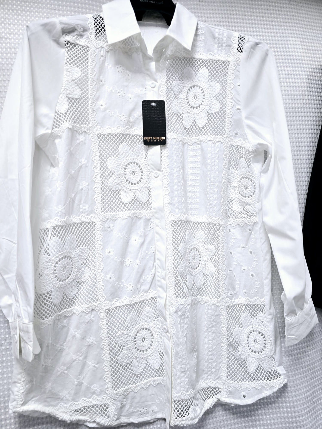 Sunflower Anglais Crochet Cotton Pure Shirt (2P. PACK) - jqwholesale.com