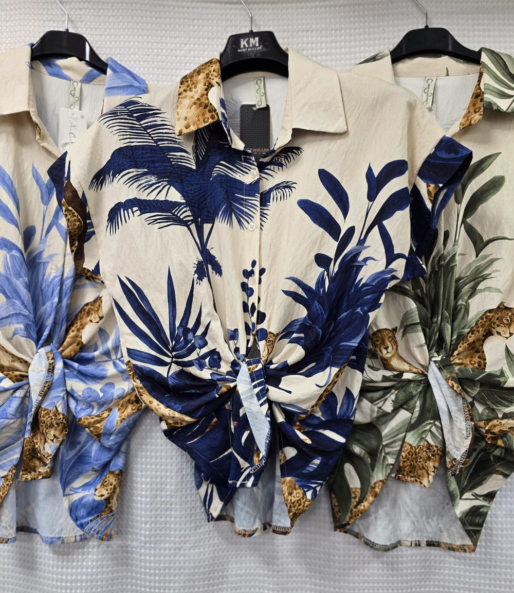 Palms Print Shirt (2P.PACK) - jqwholesale.com