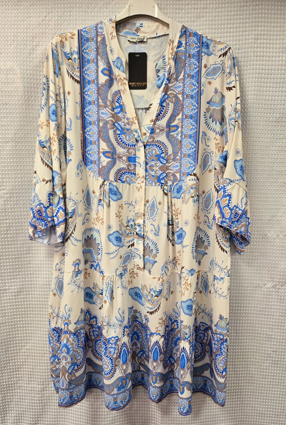 Baroque Print Smock Tunic Dress (2P.PACK) - jqwholesale.com