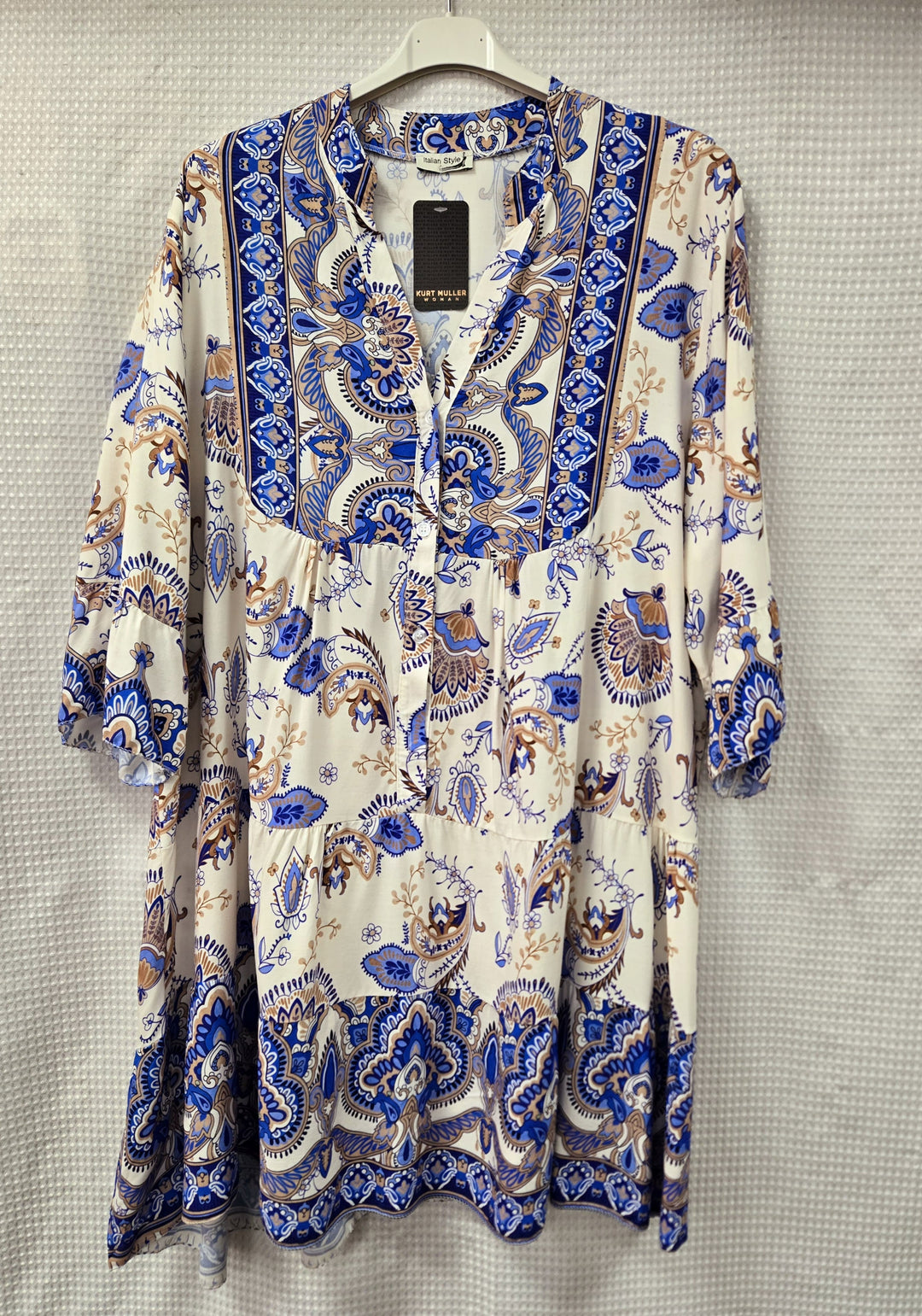 Baroque Print Smock Tunic Dress (2P.PACK) - jqwholesale.com