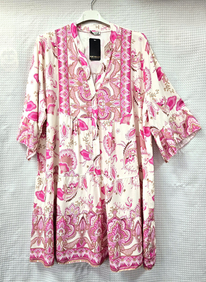 Baroque Print Smock Tunic Dress (2P.PACK) - jqwholesale.com