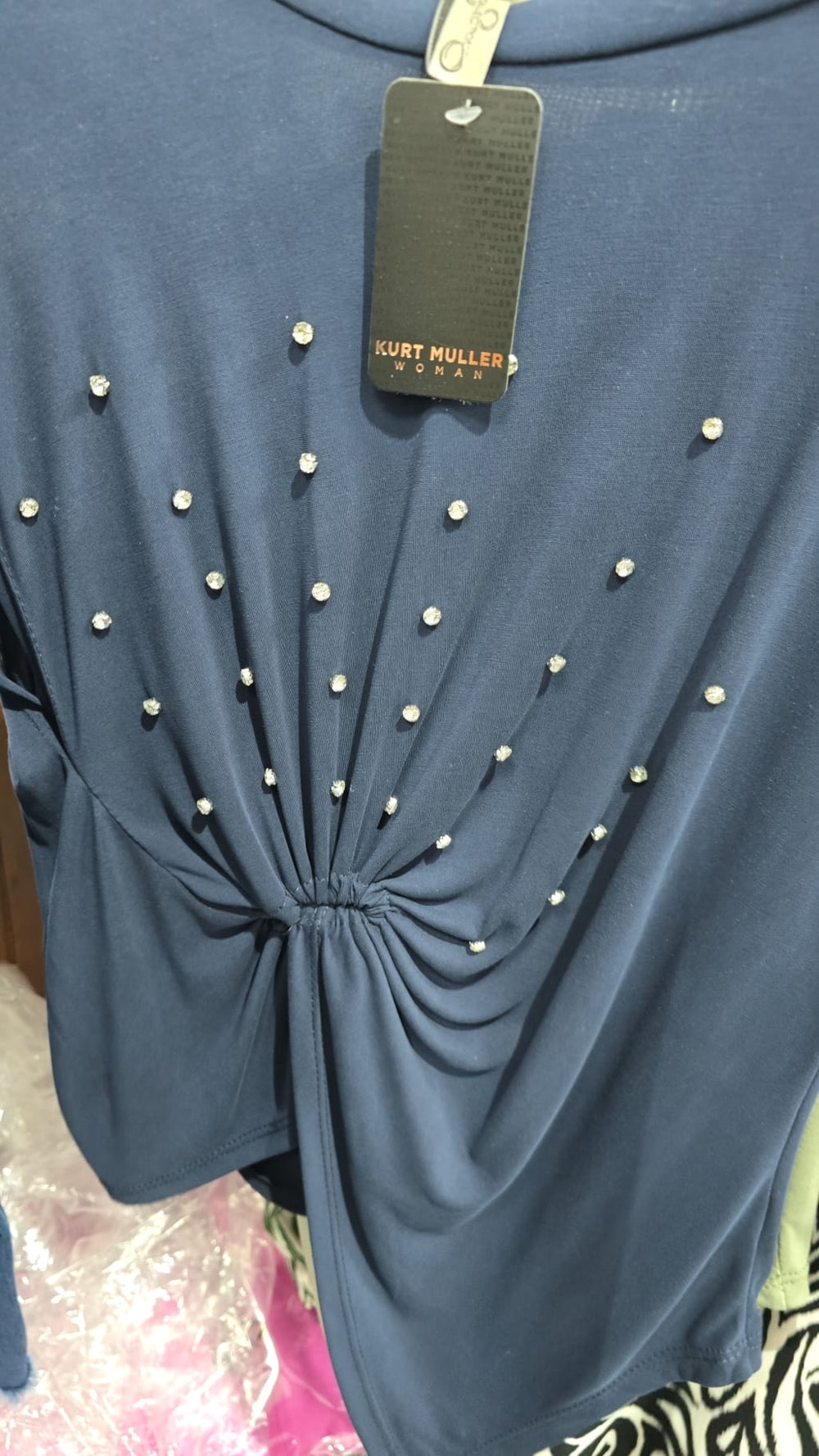 Crystal Tie Front Top (2P.PACK) - jqwholesale.com