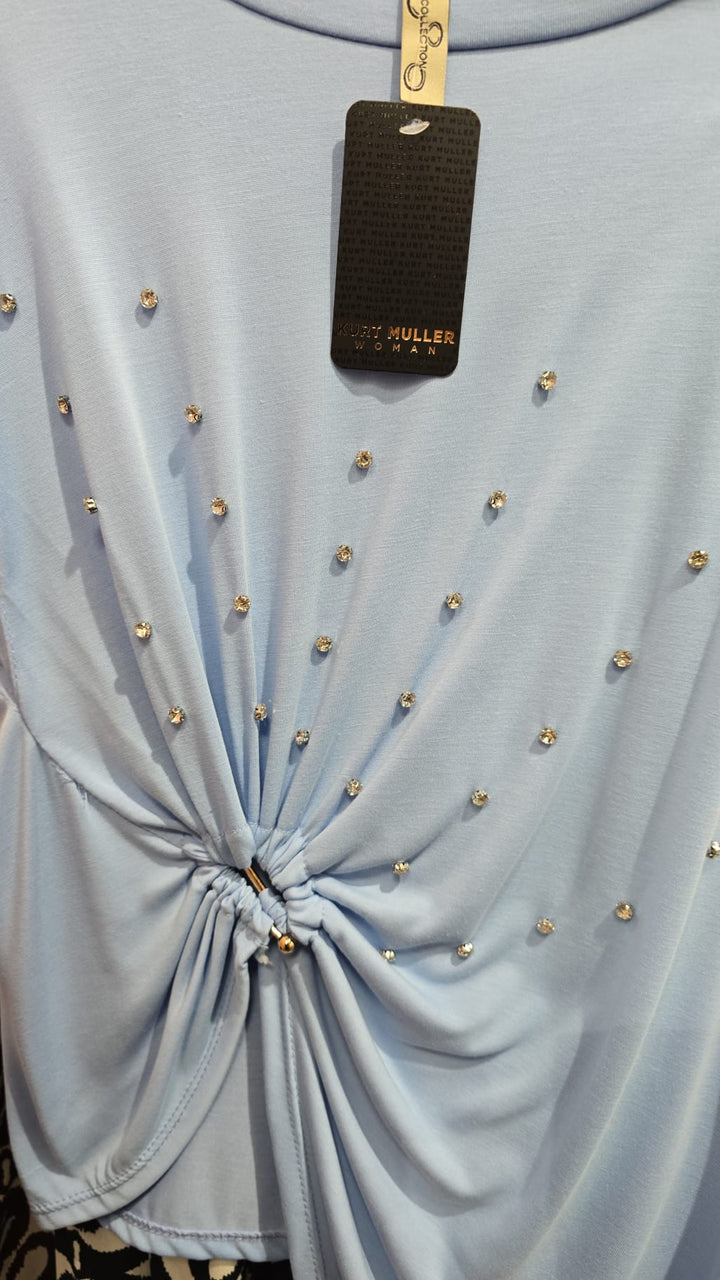 Crystal Tie Front Top (2P.PACK) - jqwholesale.com