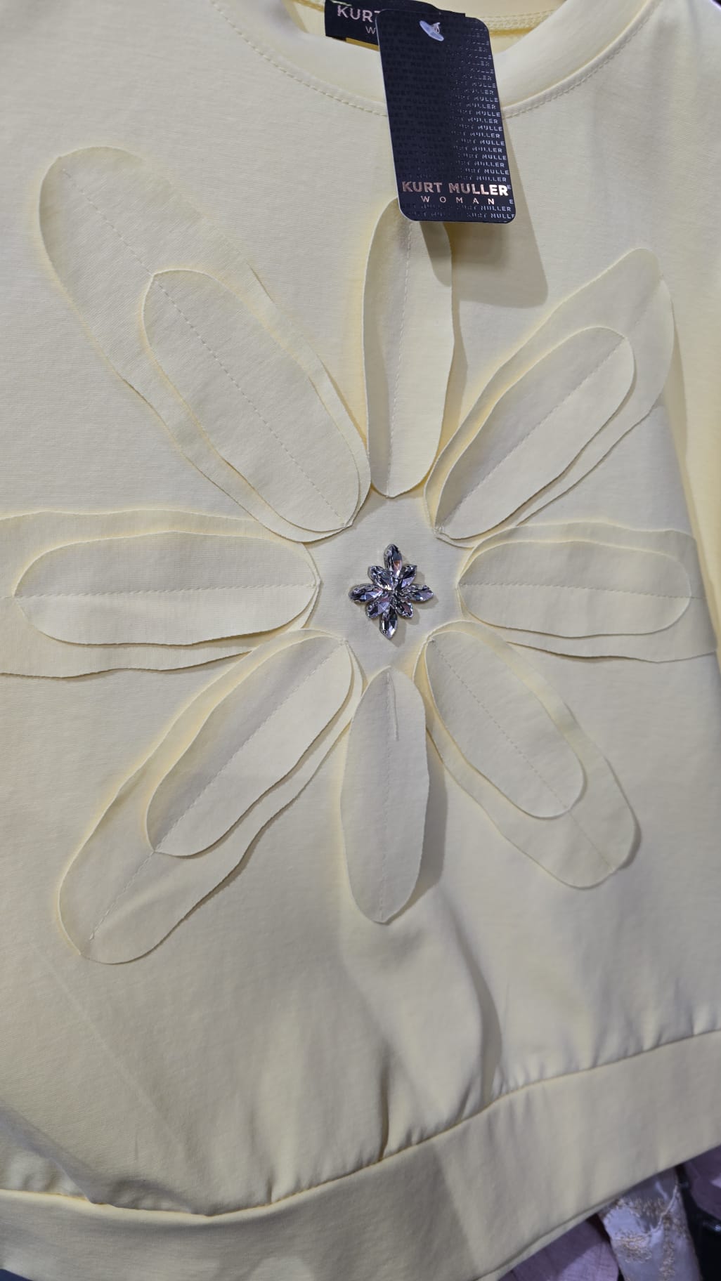 Cotton Crystal Cut Daisy Top (2P.PACK) - jqwholesale.com