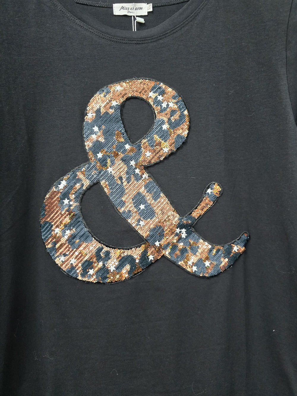 & Slogan Embellished Cotton Tshirt (2P.PACK) - jqwholesale.com