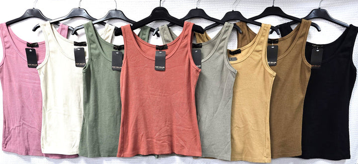 Cotton Ribbed Vest (2P.PACK) - jqwholesale.com