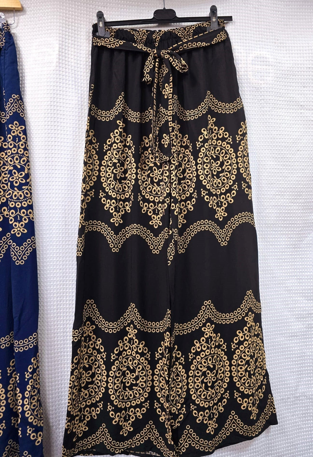 Jasmine Tie Belted Wide Leg Trousers