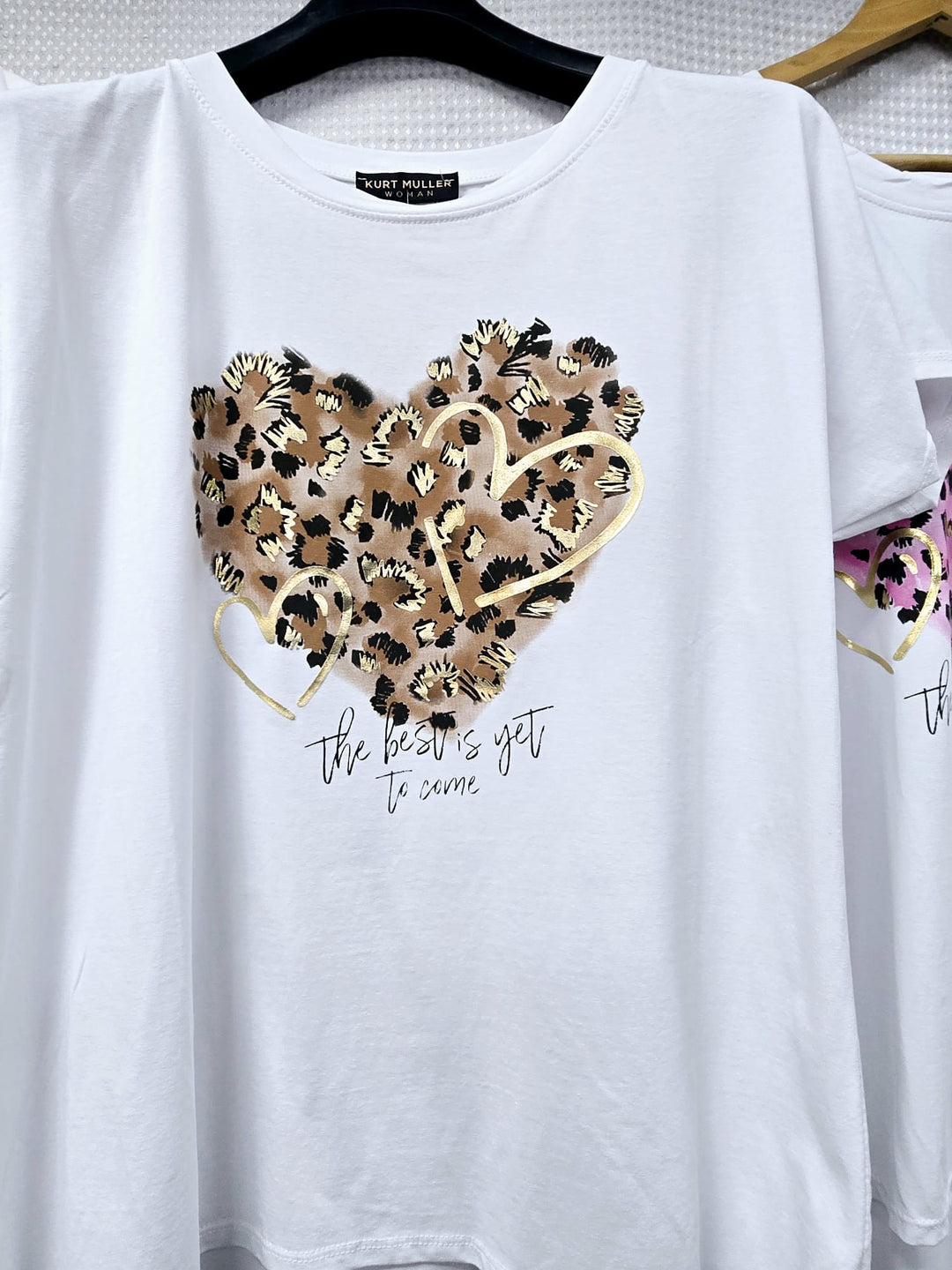 Best Slogan Metallic Cotton T-shirt