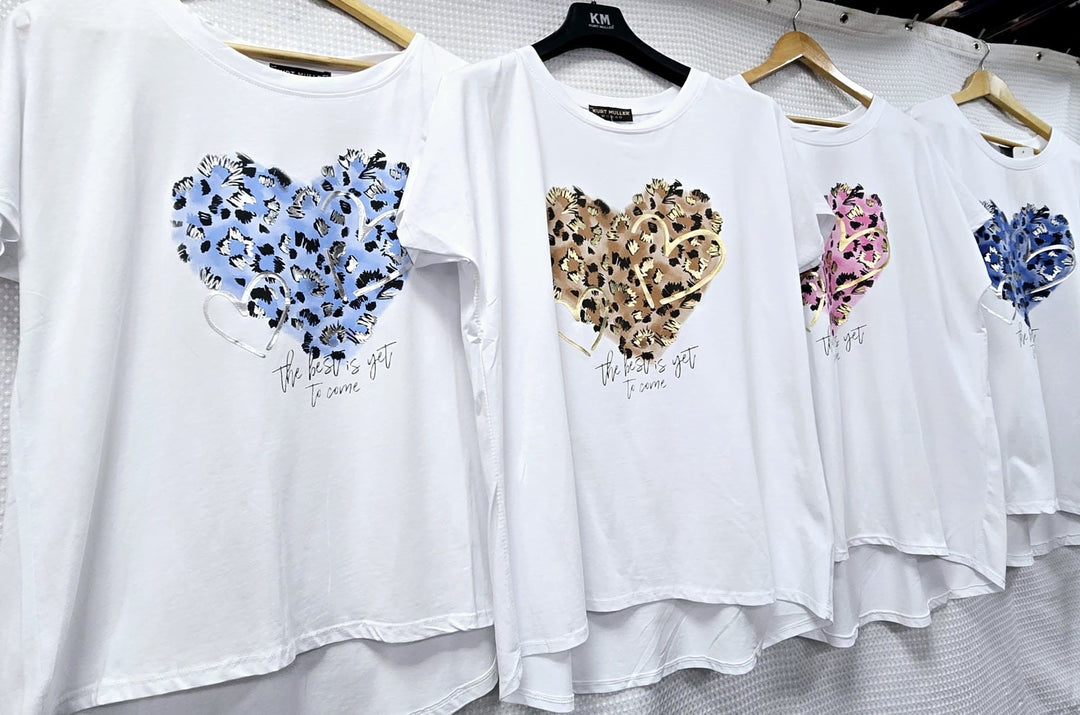Best Slogan Metallic Cotton T-shirt