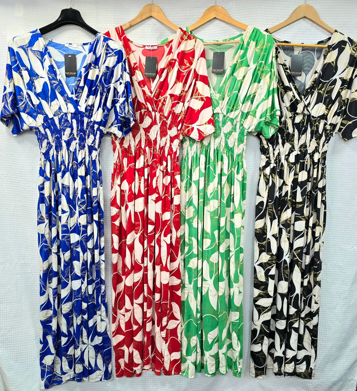 Poppy Slinky V Maxi Dress (2p.pack) - jqwholesale.com