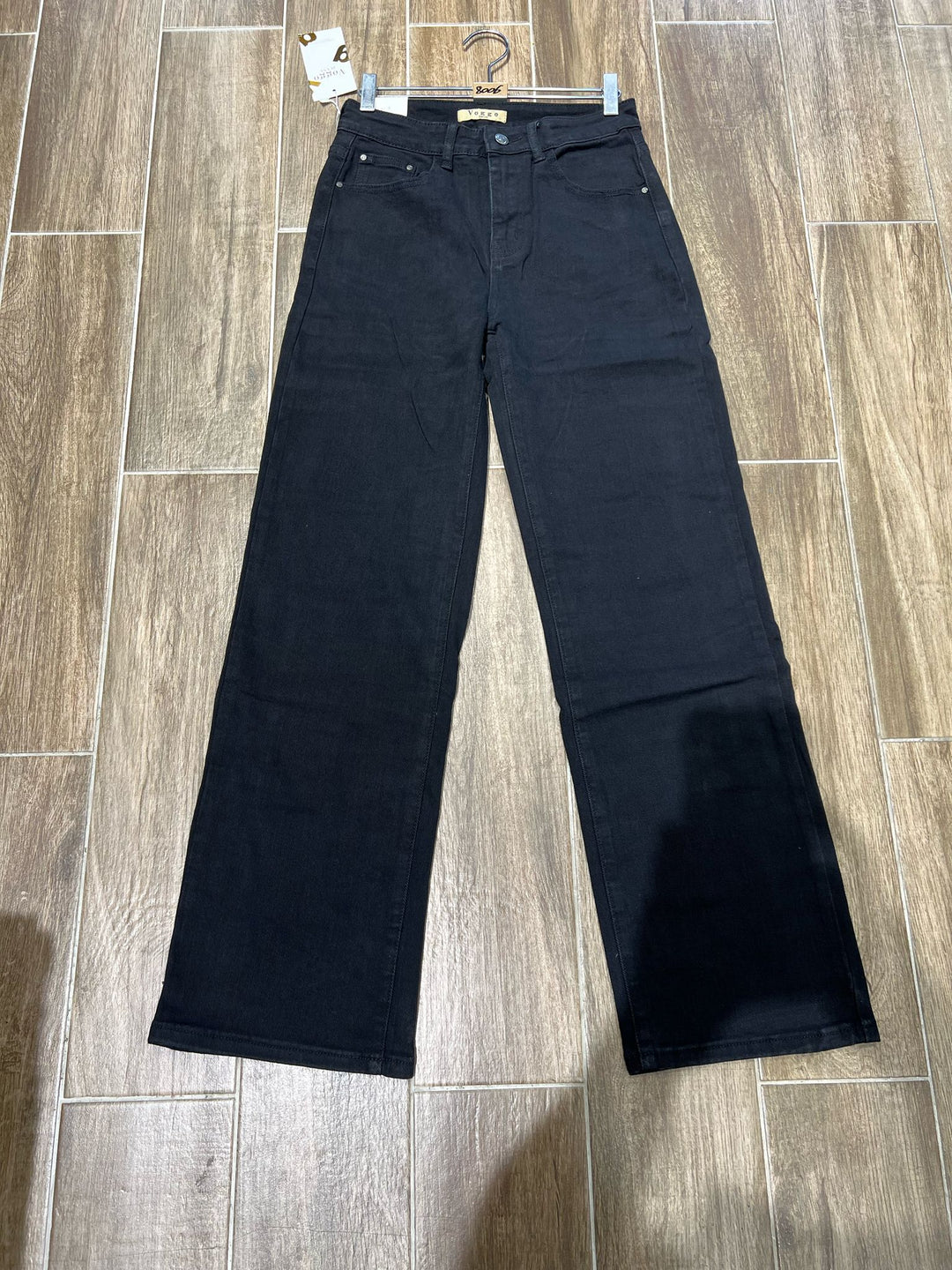 Black Wide Leg Voggo Jeans (5P.PACK) - jqwholesale.com