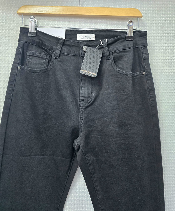 Black Slim Fit Ankle Grazer Jeans (6P.PACK) - jqwholesale.com