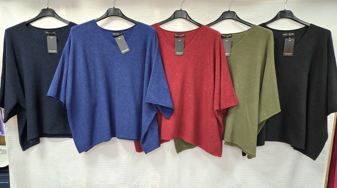 V Classic Soft touch drop sleeve Knit - jqwholesale.com
