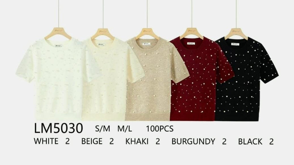 Gorgeous Pearl Short sleeve jumper (2p.pack) - jqwholesale.com