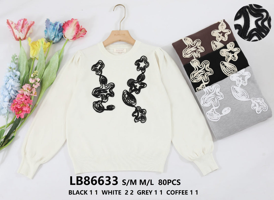 Cornelli Crew Neck Knit Jumper (2p.pack)