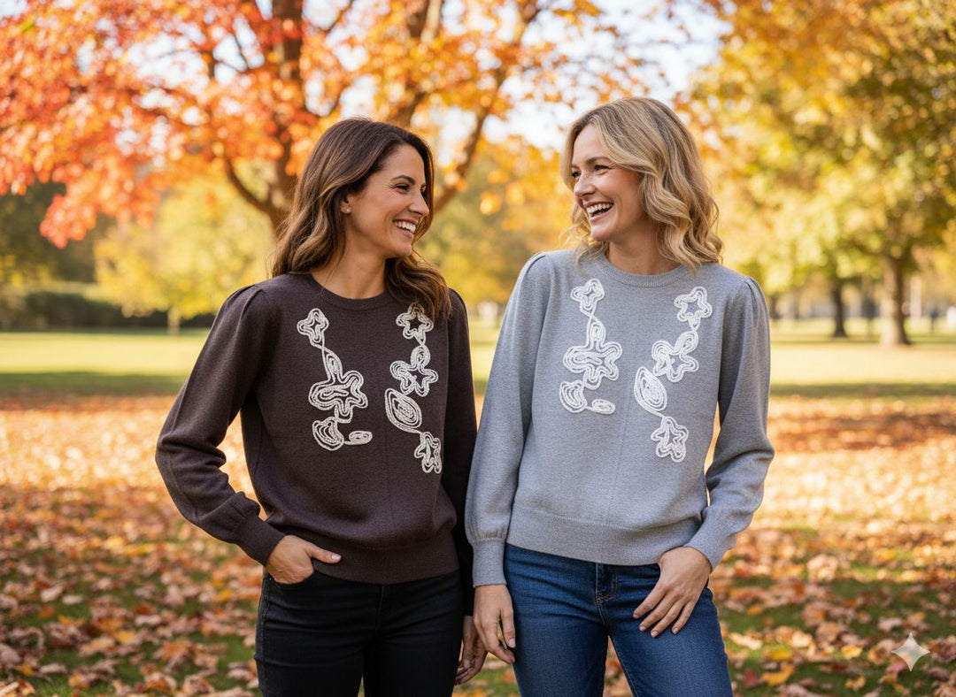 Cornelli Crew Neck Knit Jumper (2p.pack)