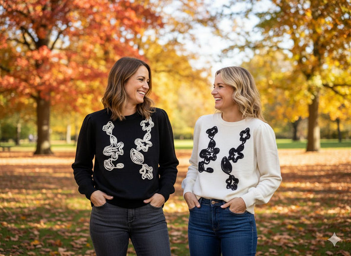 Cornelli Crew Neck Knit Jumper (2p.pack)