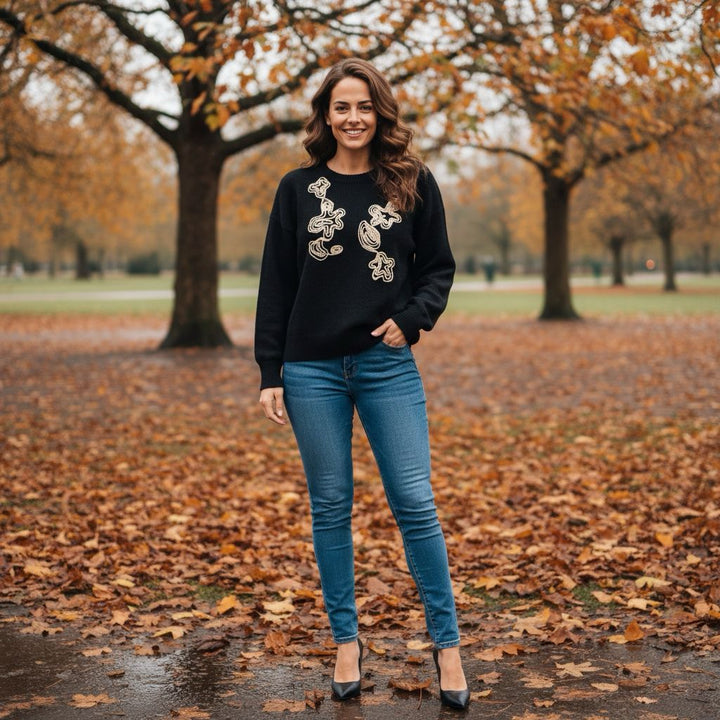 Cornelli Crew Neck Knit Jumper (2p.pack)