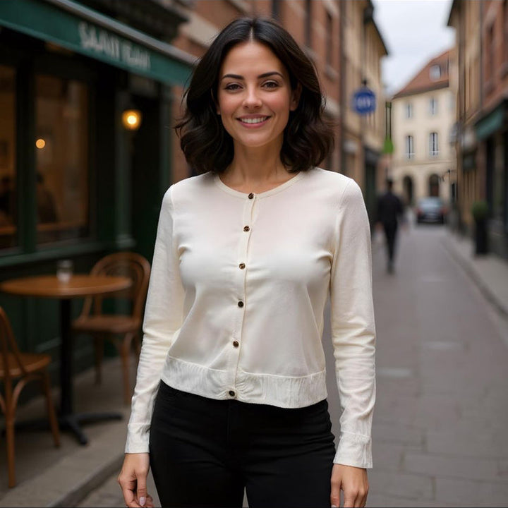 Zra Gold Stud Cardigan (2p.pack) - jqwholesale.com